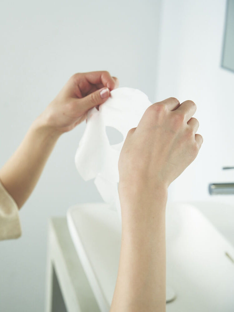 madama・hadaパールマスクシートを広げた画像